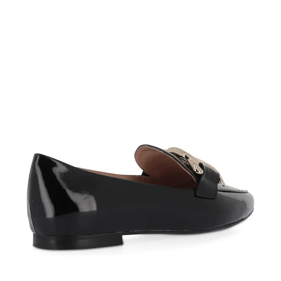 SOCORO - BLACK PATENT LEATHER Soft Sole suede upper