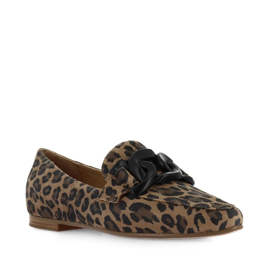 SOCOROS - CAMEL LEOPARD SUEDE Comfortable Padding