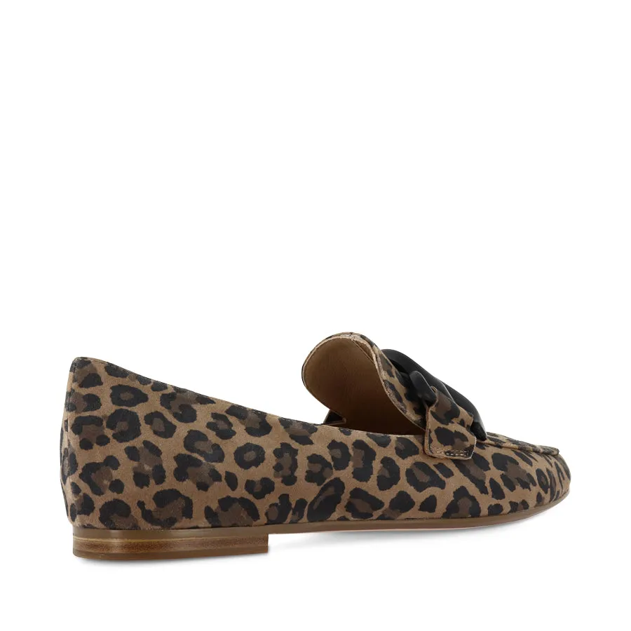 SOCOROS - CAMEL LEOPARD SUEDE Stone Walk