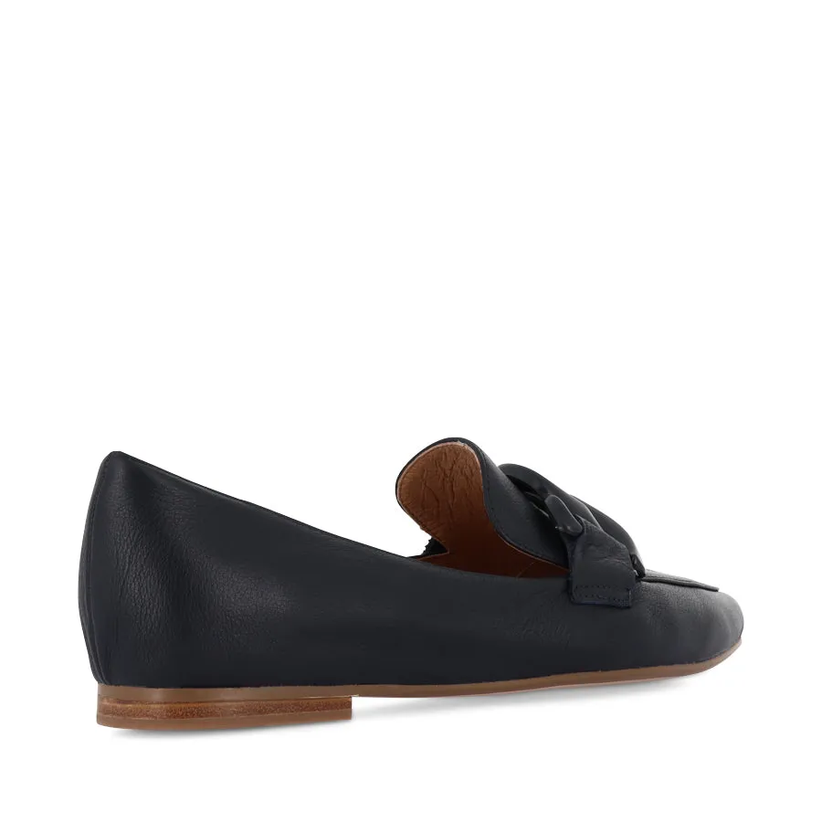 SOCOROS - NAVY LEATHER Quick Walk Firm Hold