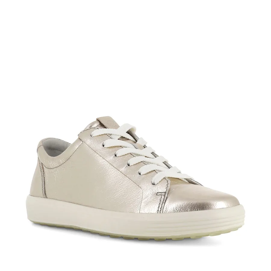 SOFT 7 LADIES 470303 - PURE WHITE GOLD LEATHER Machine washable