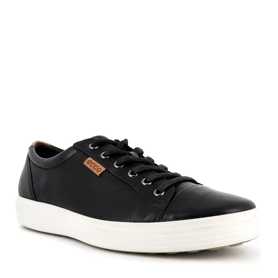 Fashion-forward comfort SOFT 7 MENS 430004 - BLACK LEATHER