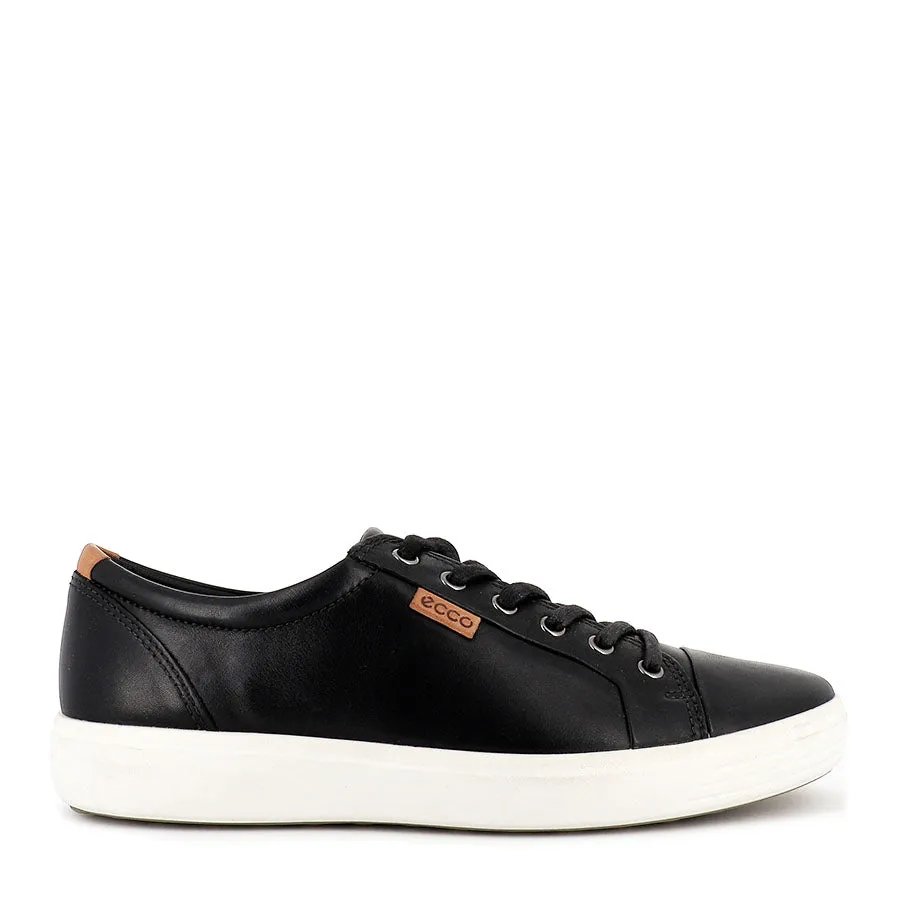 SOFT 7 MENS 430004 - BLACK LEATHER Comfortable Midfoot Quick lace