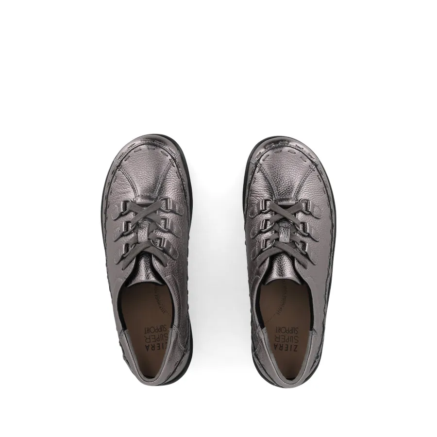 ALLSORTS XW - PEWTER TUMBLE LEATHER Stretchable Upper