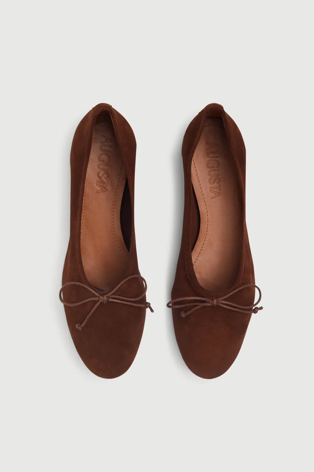Guest Glow Ava Ballet Flats in Chocolate Suede