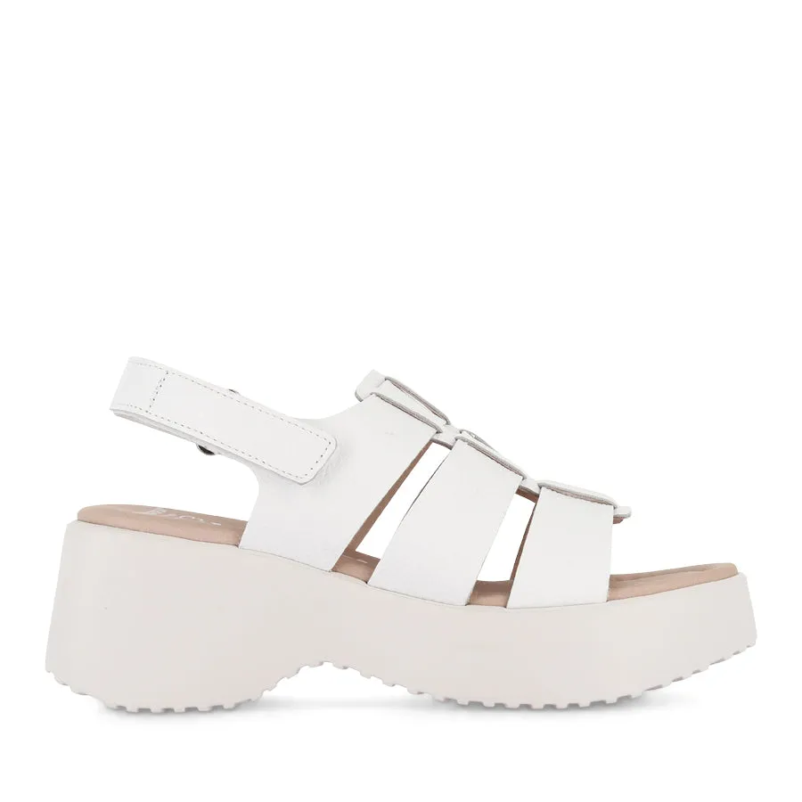 Loose Fit Fit All DENVER D-9724 - WHITE LEATHER