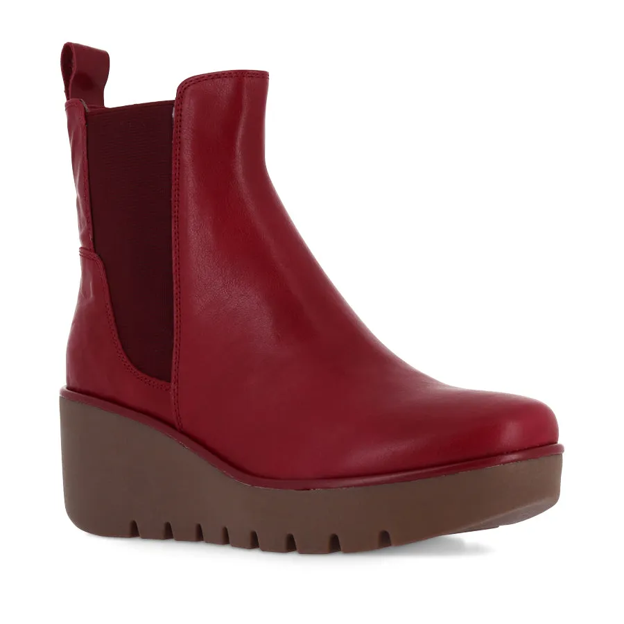 Bootie Style PROP - RED WRINKLE LEATHER