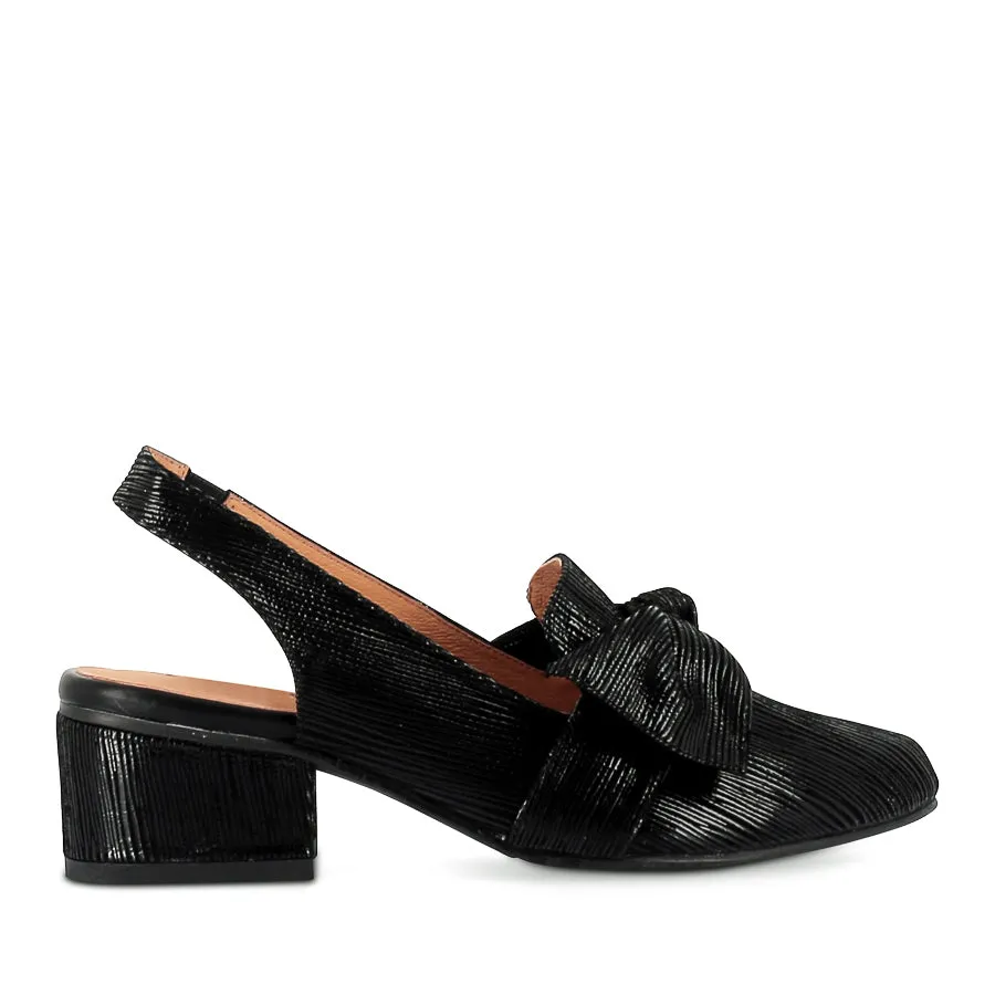Stylish Footwear mesh ventilation AUSTEN - BLACK SHIMMER LEATHER