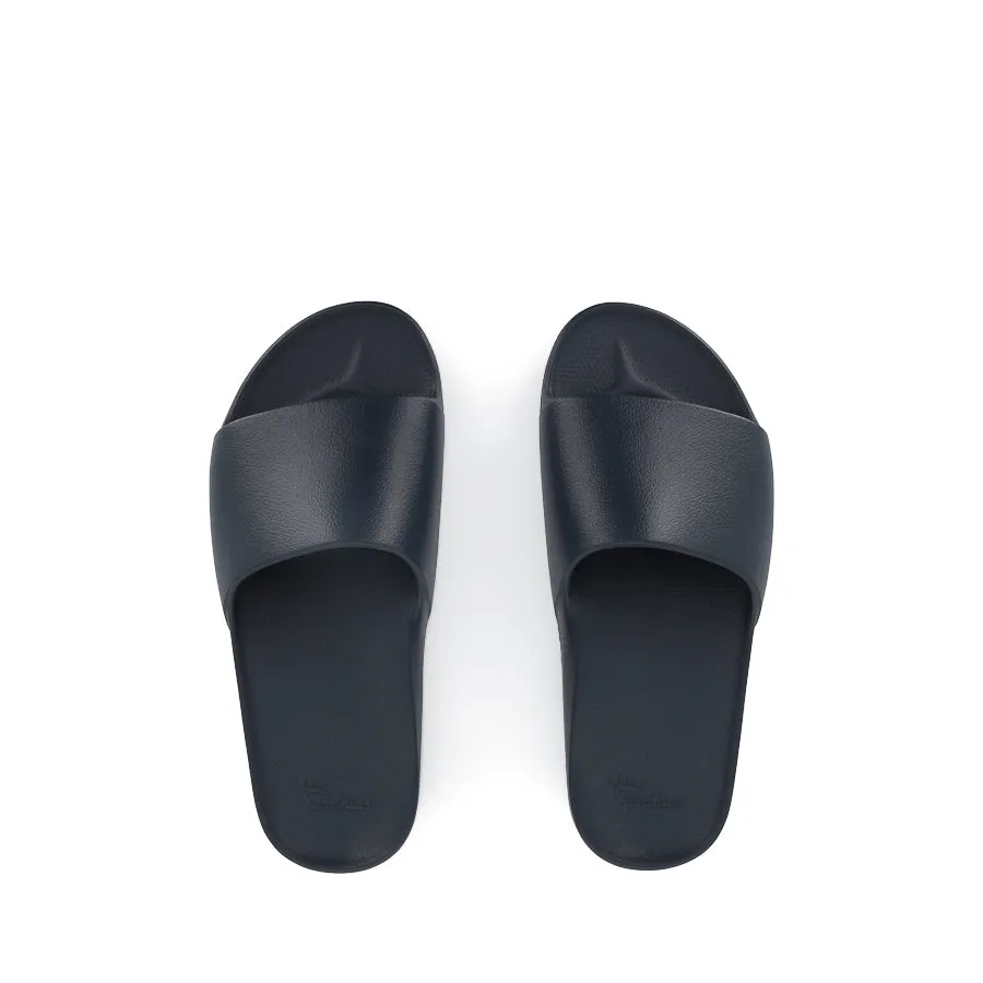Light Foot Multi Purpose ARCH SUPPORT SLIDES - NAVY