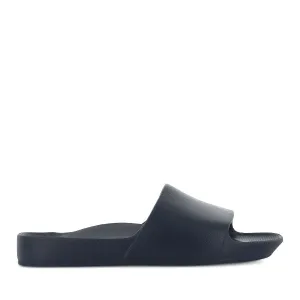 Breathable Construction ARCH SUPPORT SLIDES - NAVY