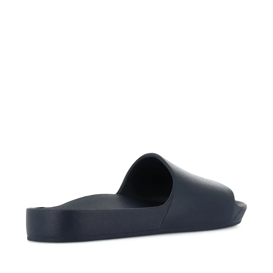 ARCH SUPPORT SLIDES - NAVY Trendy Flip-flops