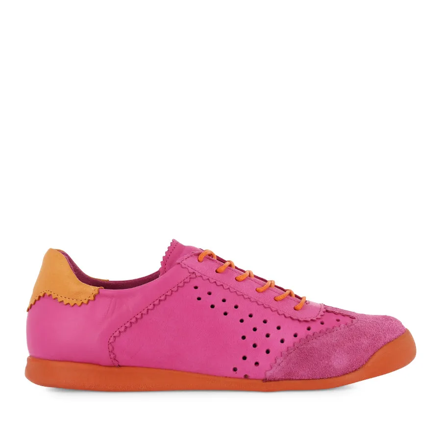 Flex Move Adjustable Lace Lock TERRA PUNCHED - FUXIA