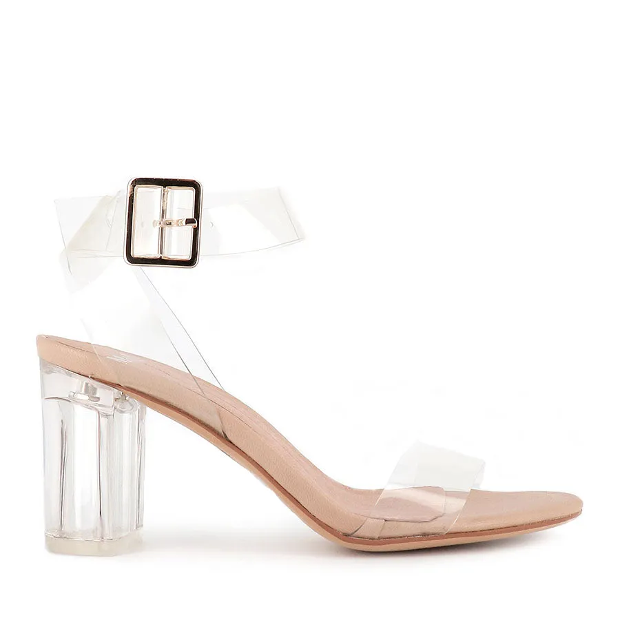 Stylish Padding Grass Walk PAISLEENA - CLEAR VINYLITE