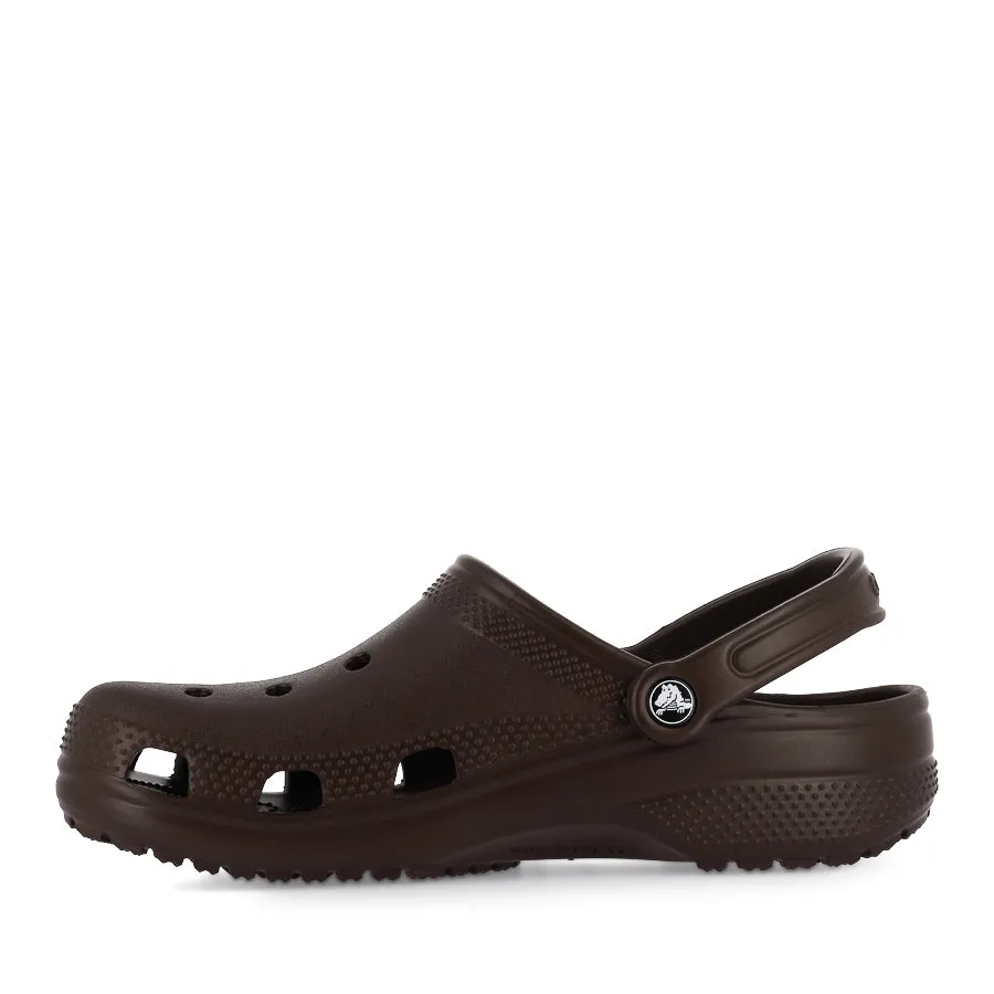 Comfortable Vacation Shoes CLASSIC CLOG S24 - COFFEE
