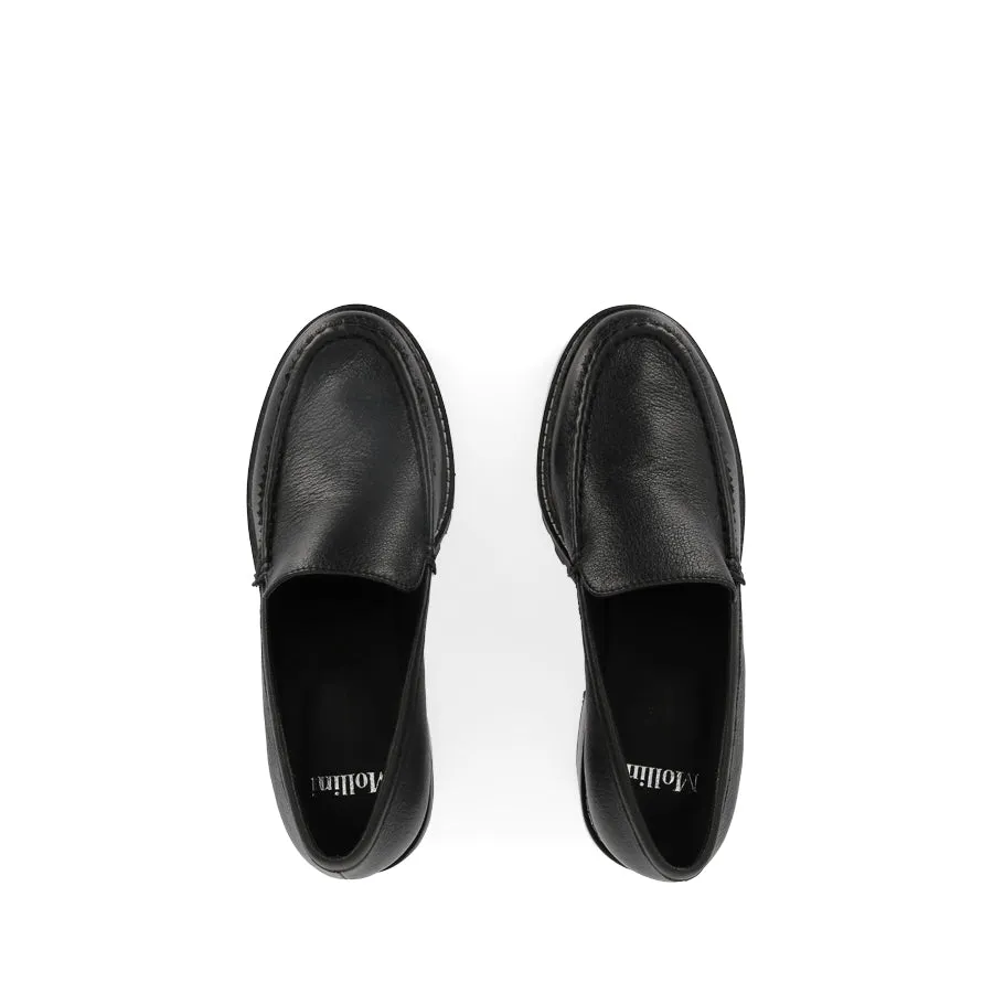 BONNEE - BLACK BLACK LEATHER Low Maintenance Influencer Choice