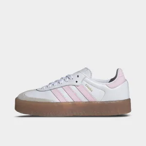 Multi Directional Flex Grooves Abrasion Pads adidas Juniors' Sambae White / Clear Pink - Gold Metallic