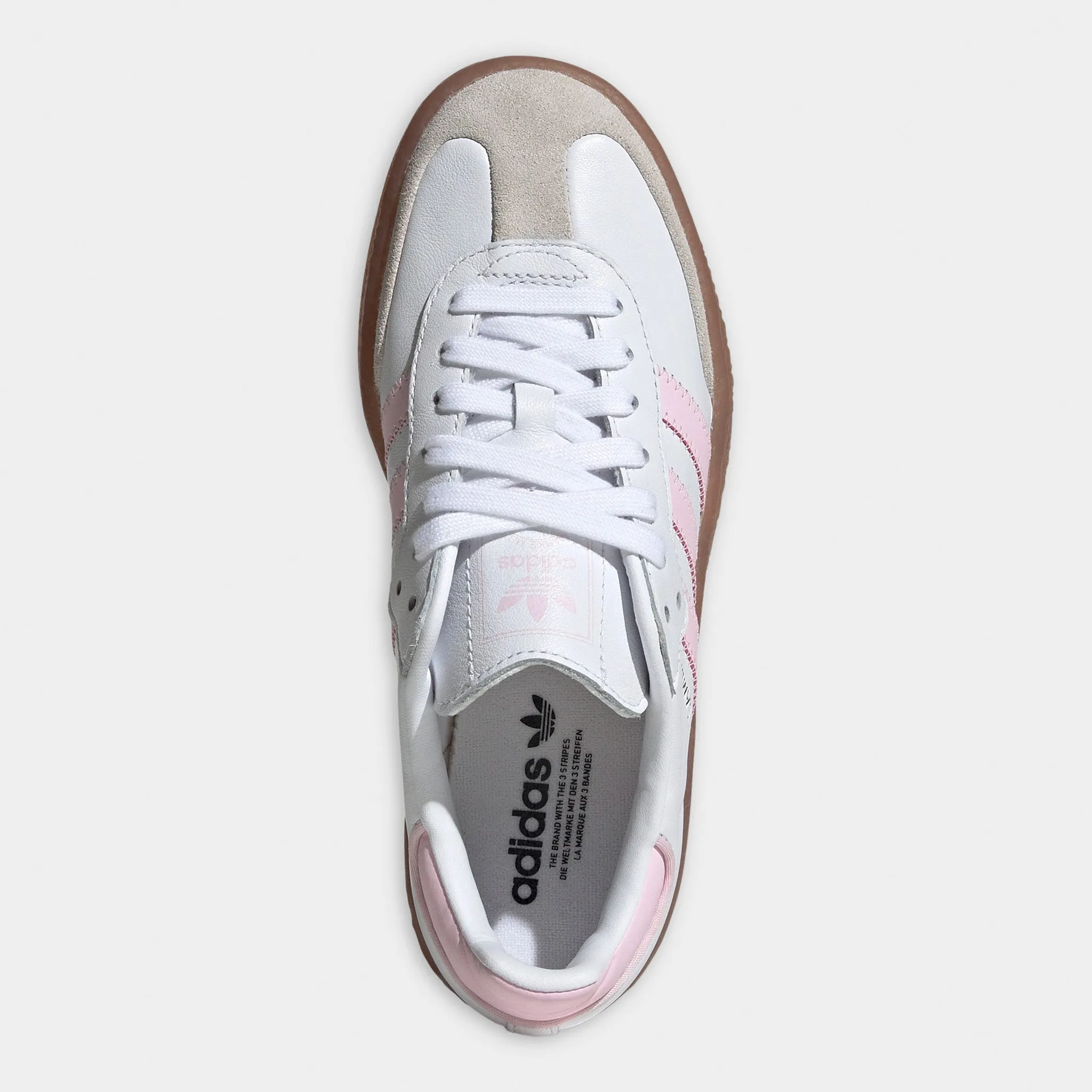 adidas Juniors' Sambae White / Clear Pink - Gold Metallic Eco Use