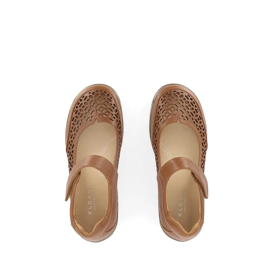 Flexible Flats PHOENIX - CARAMEL LEATHER