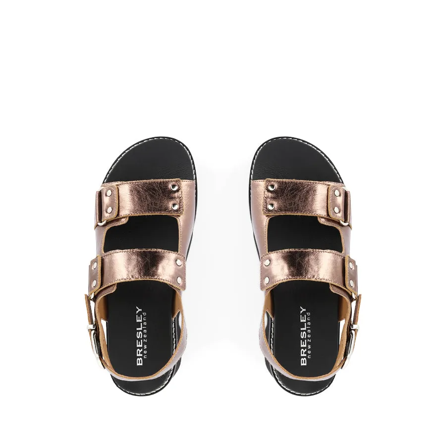 Comfortable ankle ROMELLA - BRONZE LEATHER