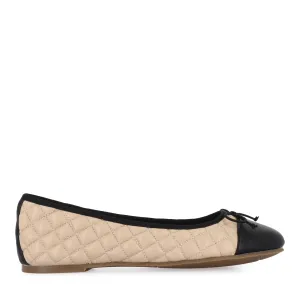 Cap Toe Cliff Glow CHRISTINE - NOUGAT-BLACK