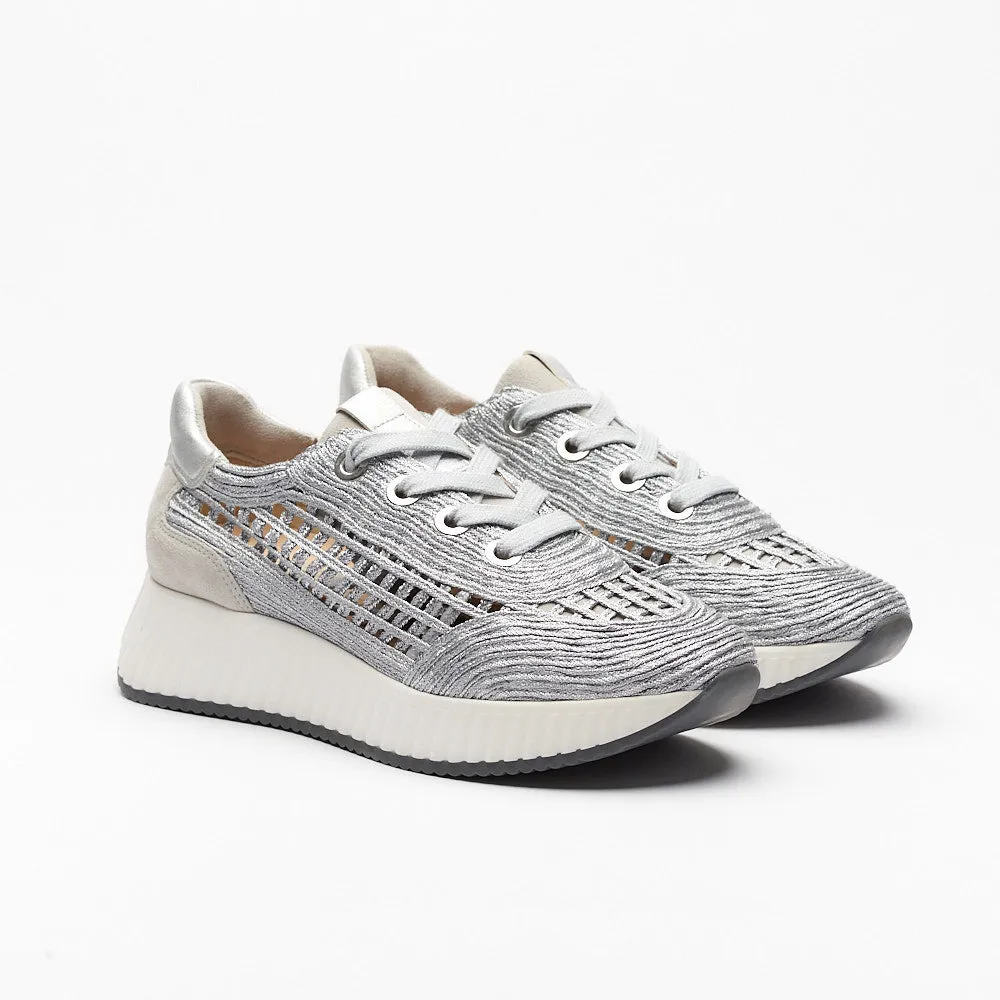 Casual Fashionable SOFTWAVES ALAINA - RAFFIA SILVER