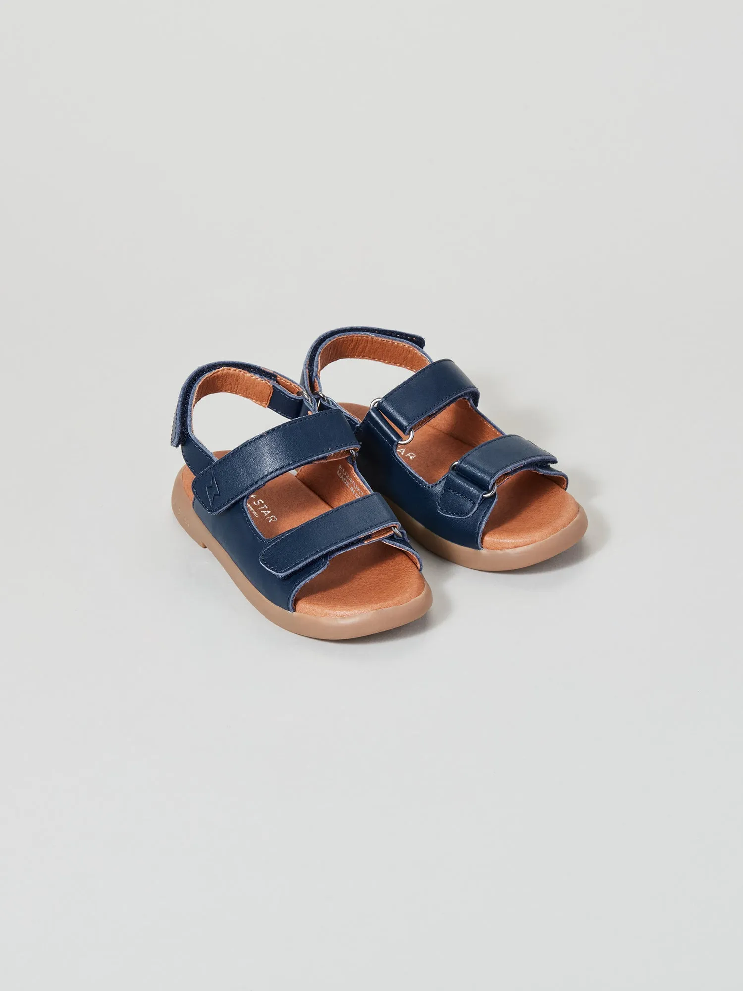 Grip Support Solar Infant Strap Sandal Navy