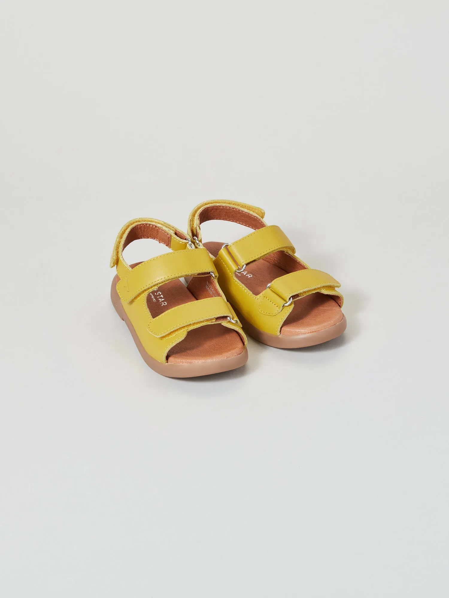 Solar Infant Strap Sandal Yellow Step Ready Chic Durable