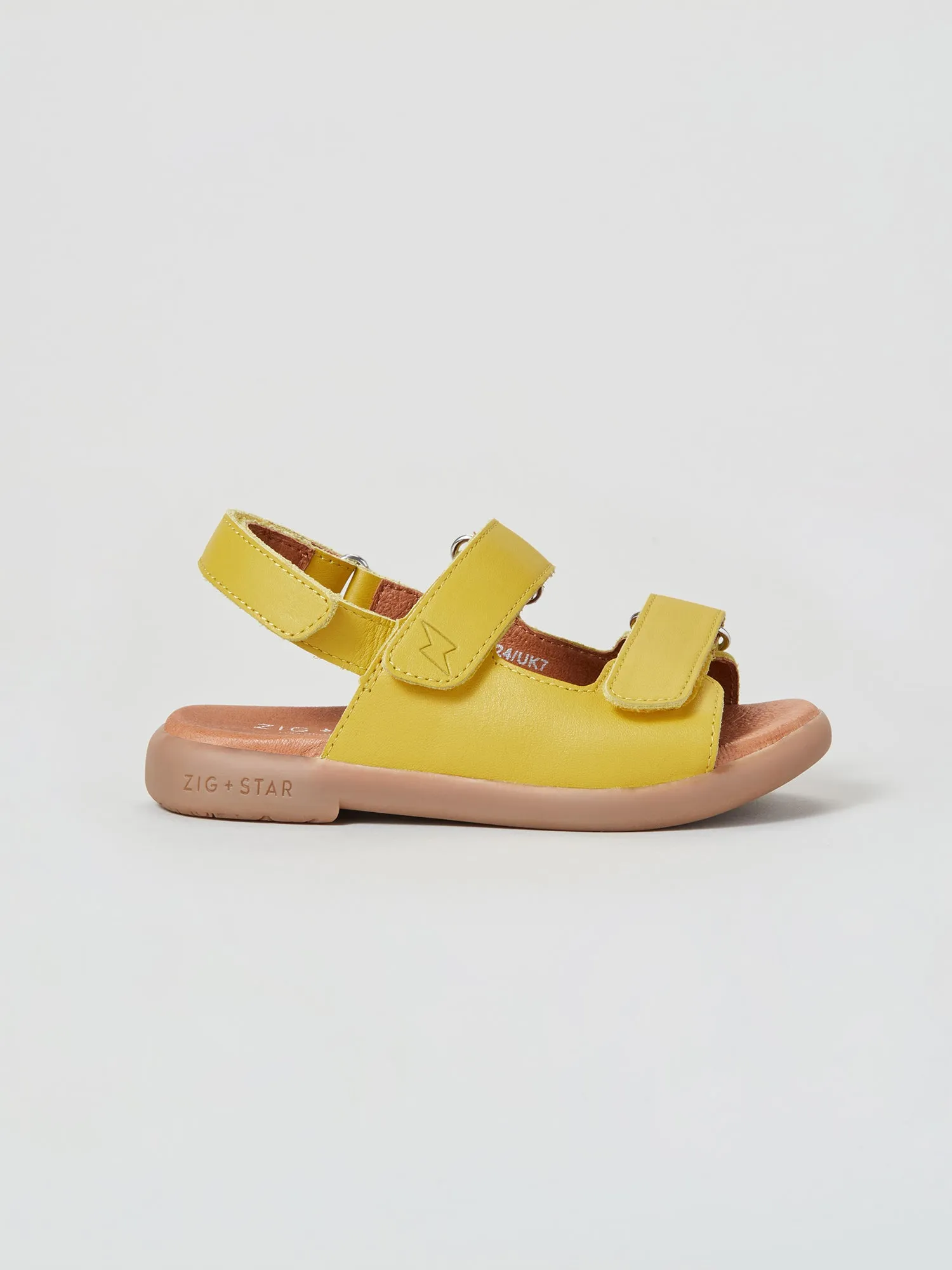 Laidback Look Solar Infant Strap Sandal Yellow