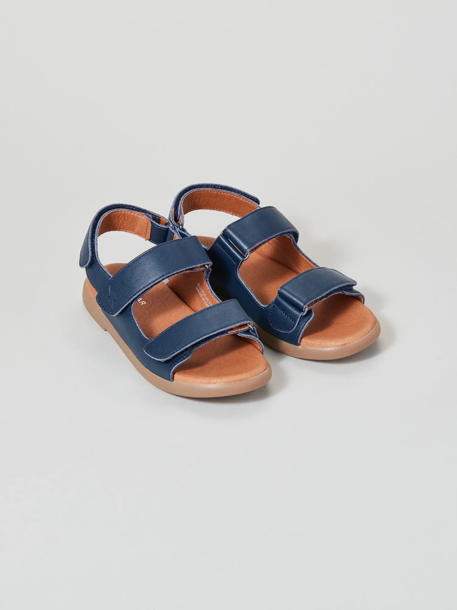 Solar Junior Strap Sandal Navy uv guard