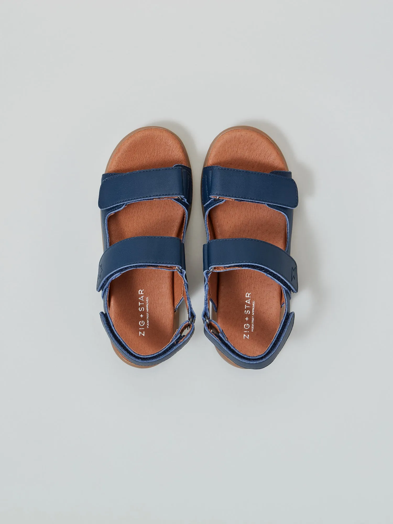Canvas Solar Junior Strap Sandal Navy