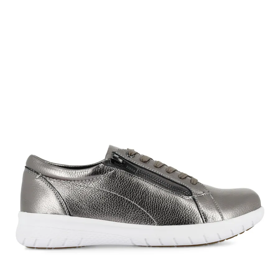 Iconic look Trendy Appearance SOLAR XF - PEWTER LEATHER