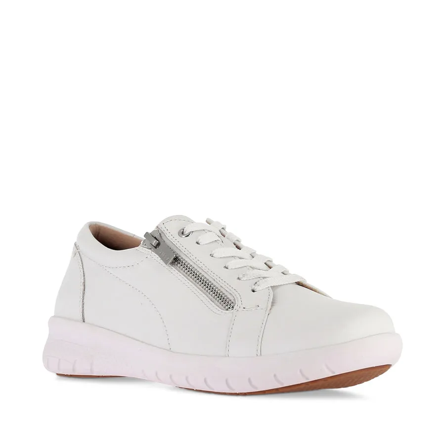 Low Comfort Compression Molded Midsole SOLAR XF - WHITE LEATHER