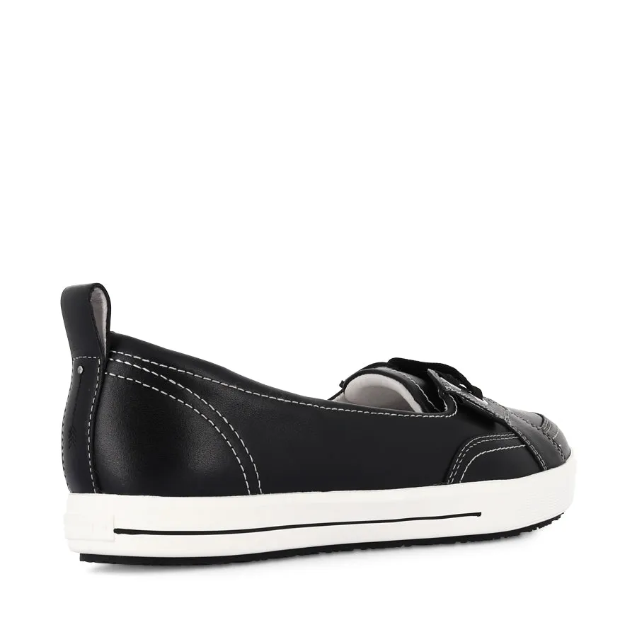Recycle Safe All-Day Support SOPHIE IV - BLACK LEATHER