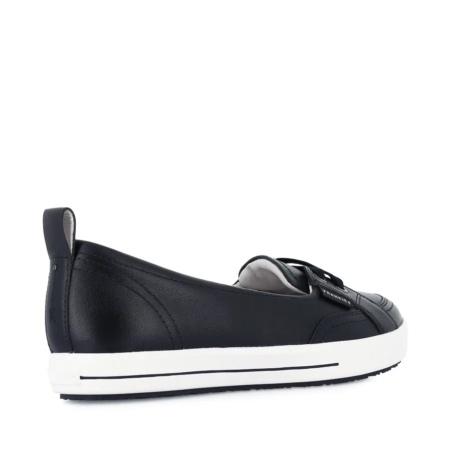 SOPHIE IV - NAVY LEATHER Trendy Sole Trade Walk
