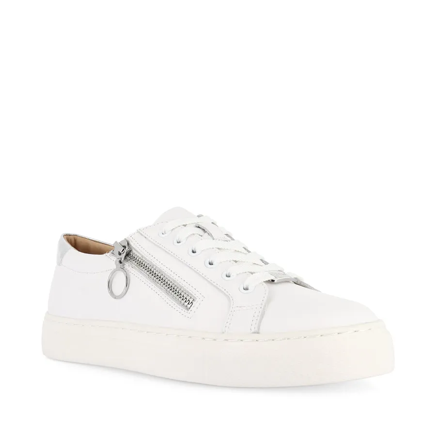 PAMELA XF - WHITE SILVER LEATHER Push Forward Structured Pace