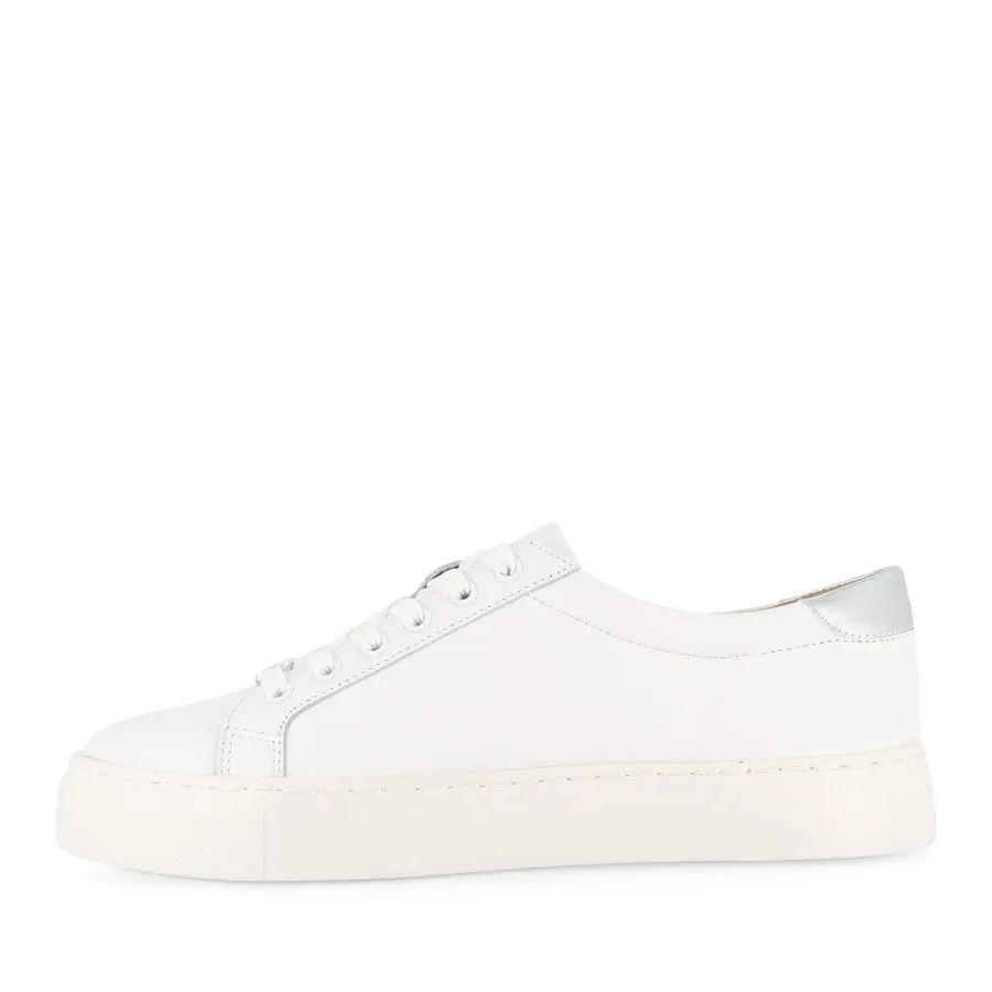 PAMELA XF - WHITE SILVER LEATHER Simple Wear Motion Friendly