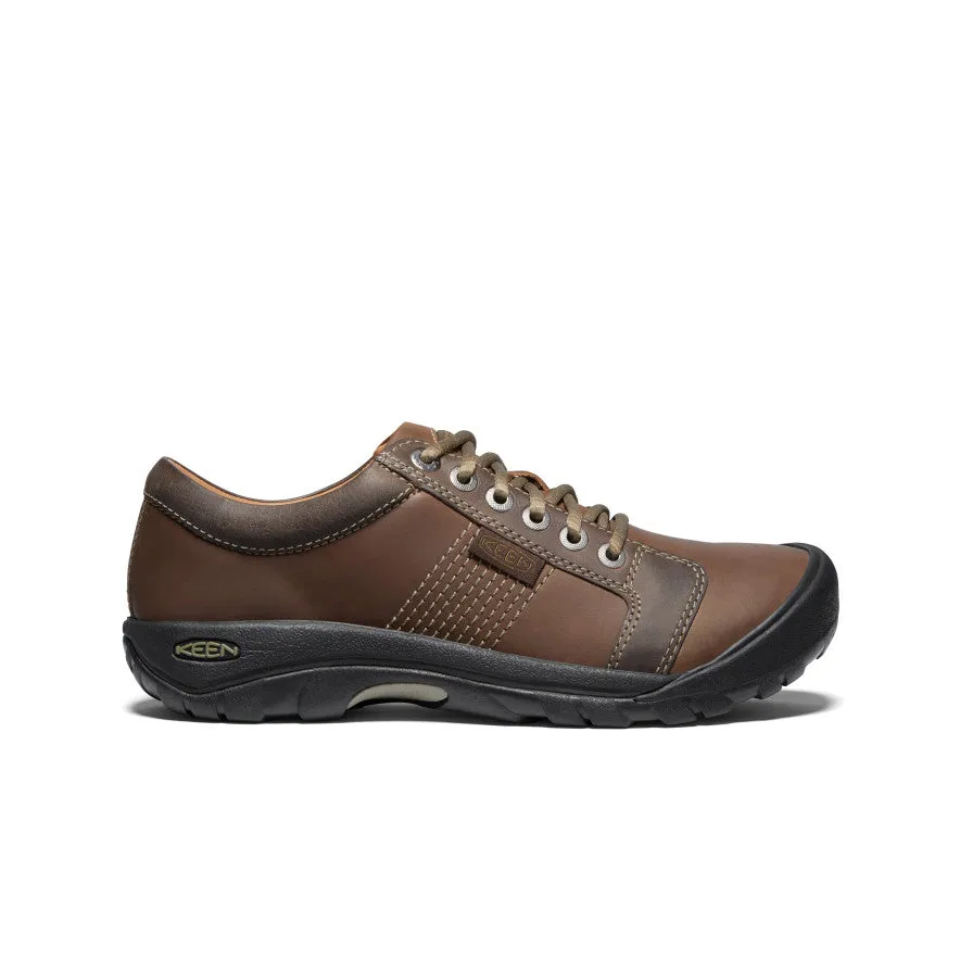 Men's Austin Shoe  |  Chocolate Brown Shock-absorbent arch most cycling