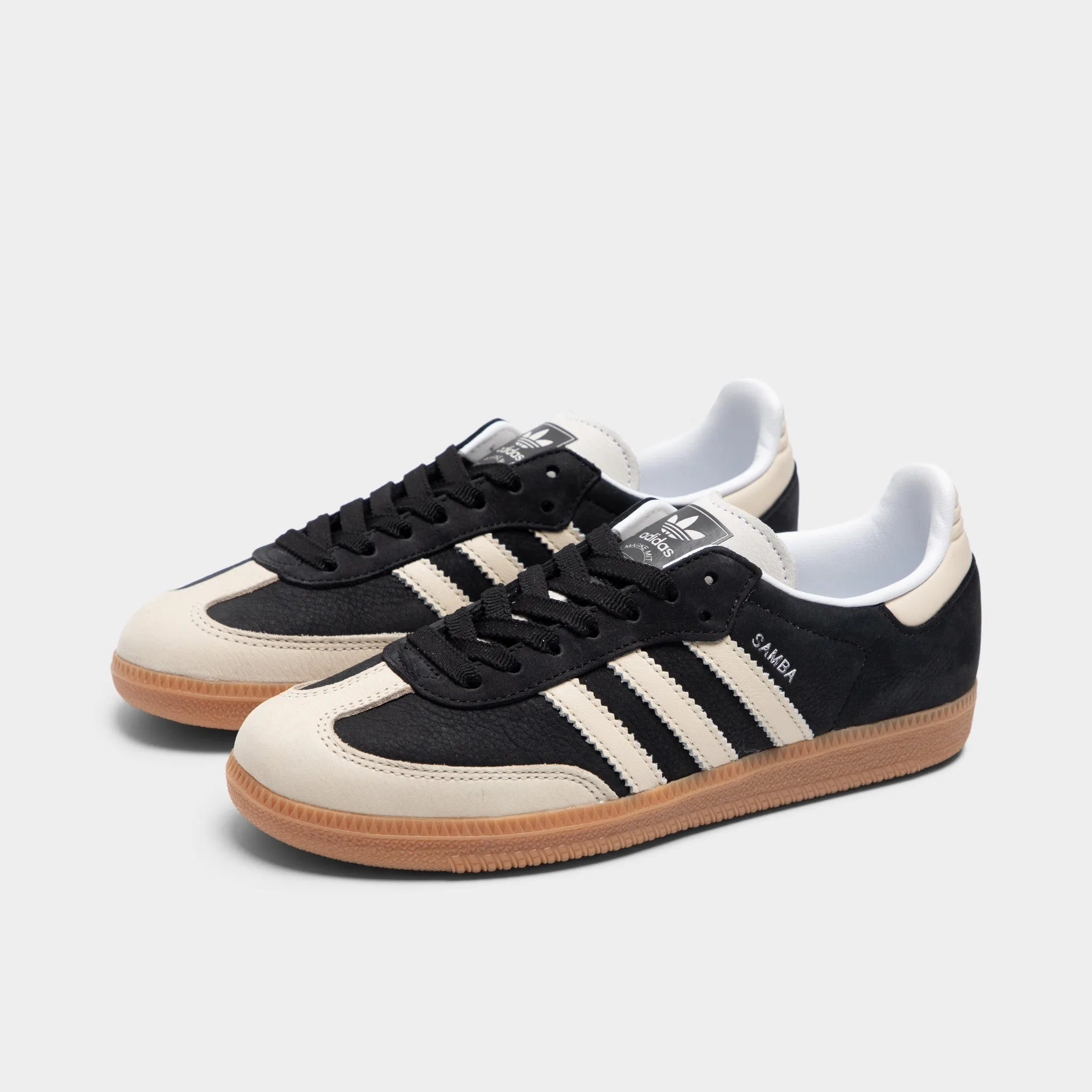 adidas Women's Samba OG Core Black / Wonder White - Silver Met. lightweight user