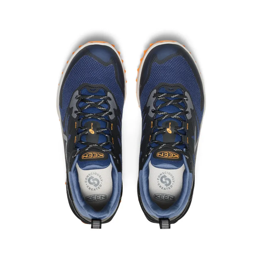 Men's Zionic NXT Waterproof Hiking Shoe  |  Naval Academy/Bright Marigold form