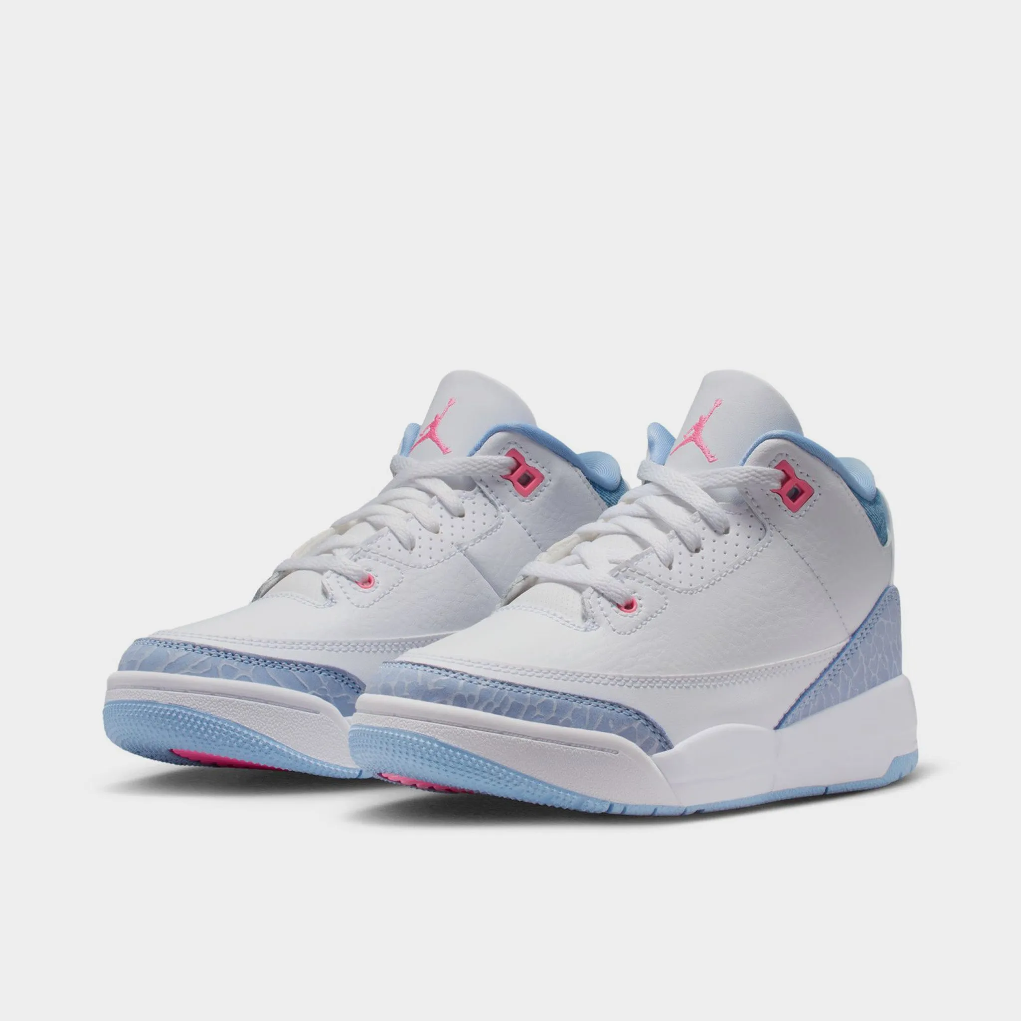 Fitness Friendly Balanced feel Jordan 3 Retro PS White / Pink Glow - Cobalt Bliss