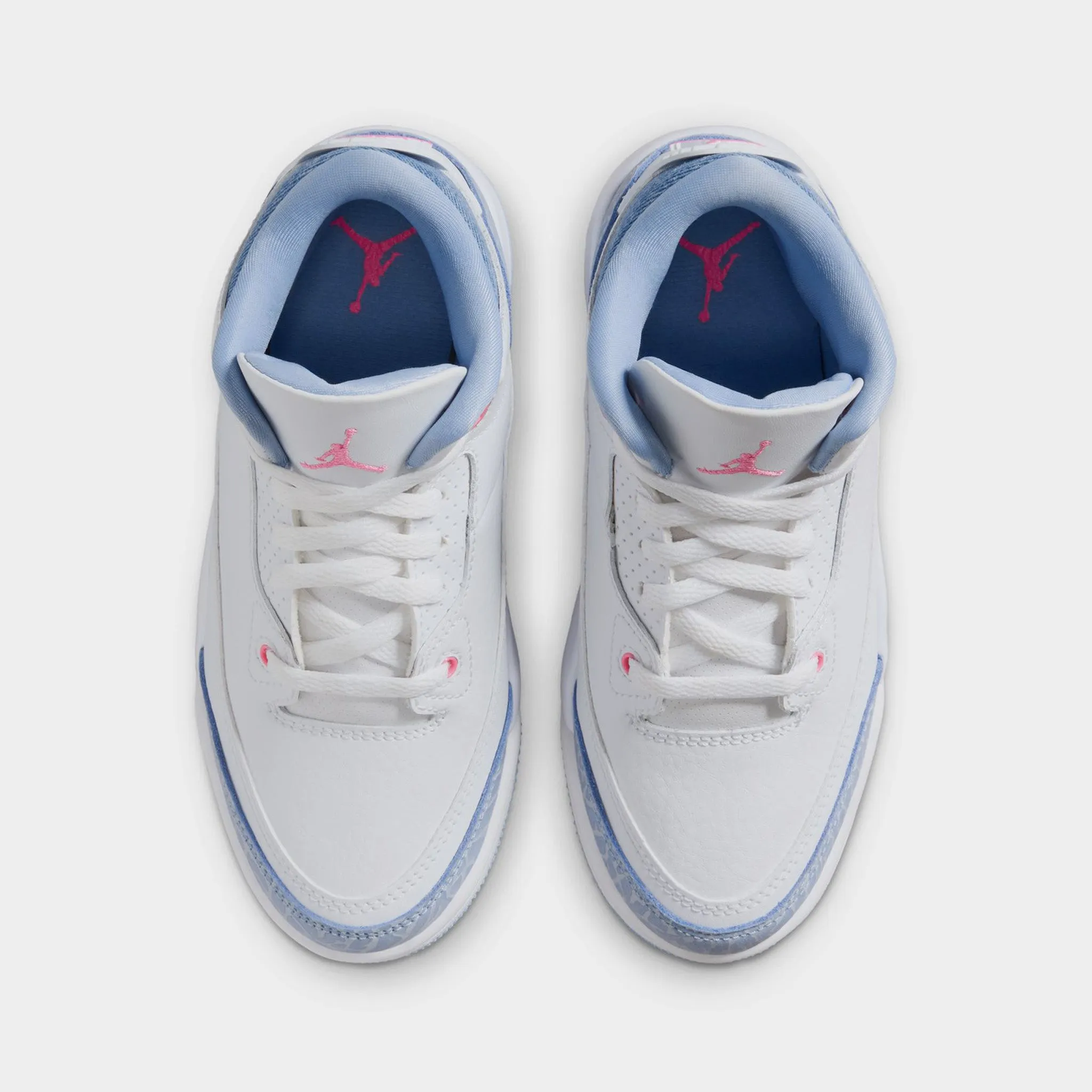 Synthetic Upper Arch Stabilization Structure Jordan 3 Retro PS White / Pink Glow - Cobalt Bliss