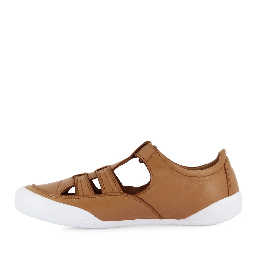 TOLLA - COCNAC LEATHER Look Sharp