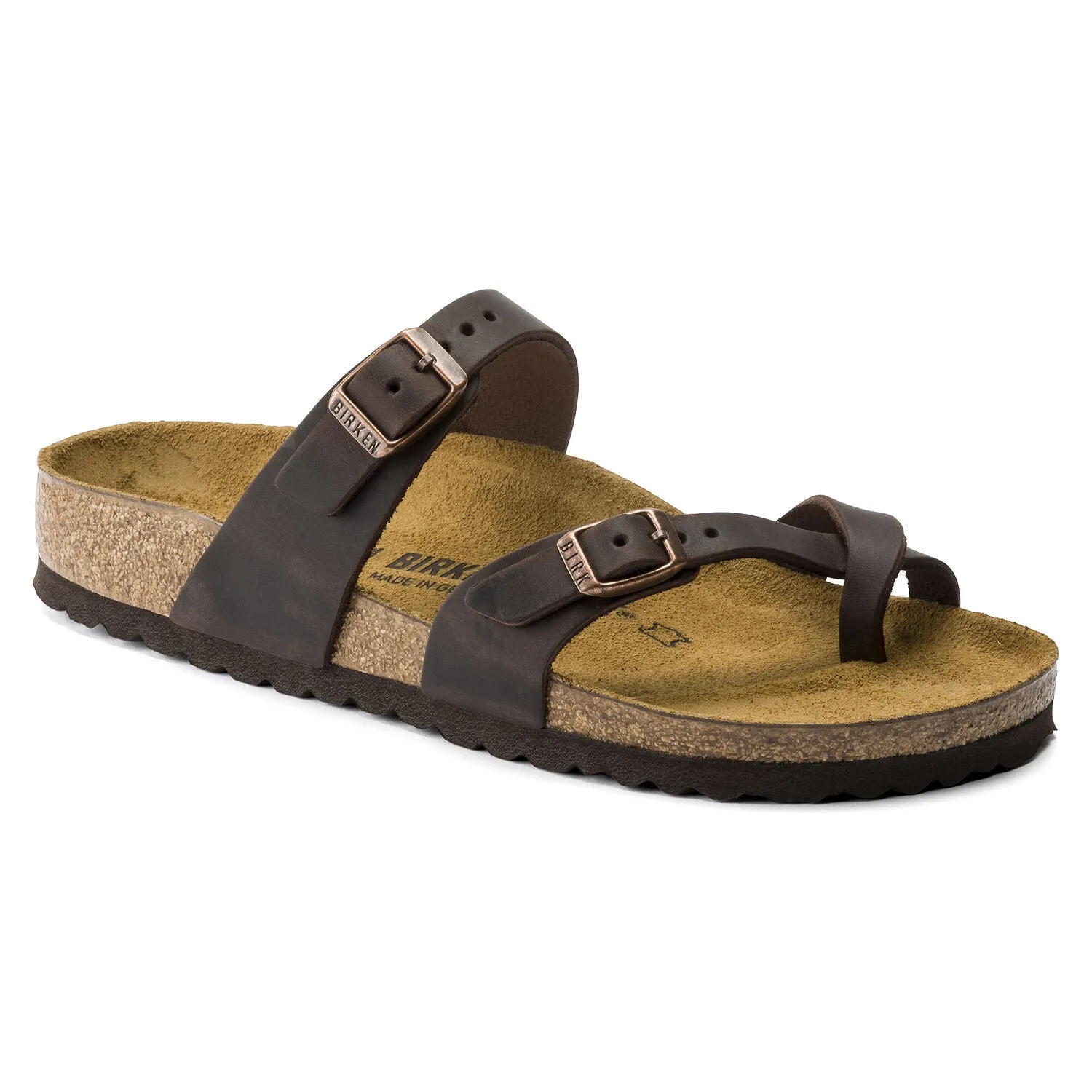 Street Edge BIRKENSTOCK MAYARI OILED MEDIUM - BROWN - B06000BR171321