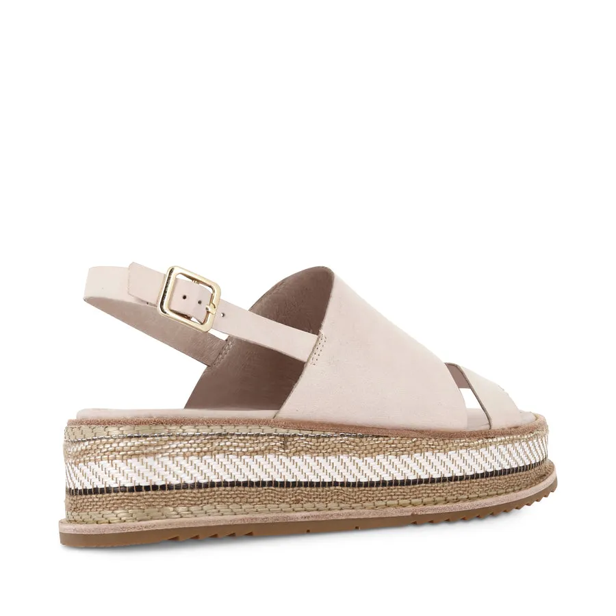 VERLEET - ALMOND LEATHER Stay Casual Simple Entry