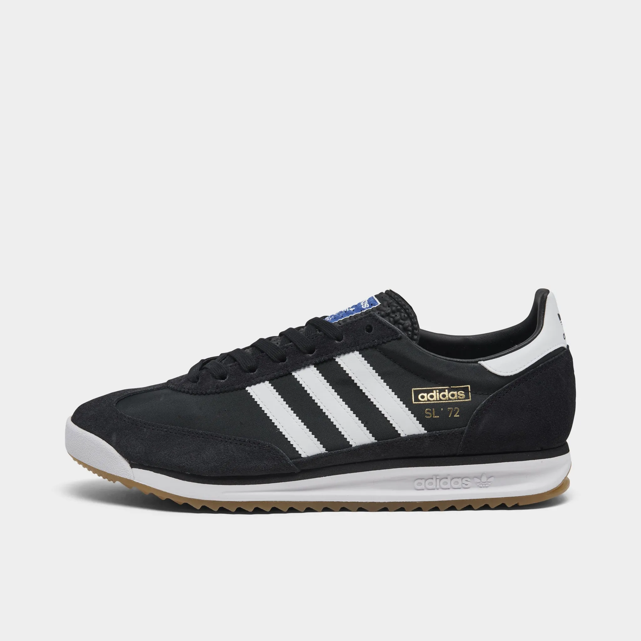adidas Originals SL 72 RS Core Black / Cloud White - Blue Comfort Fit Upper Smart Motion