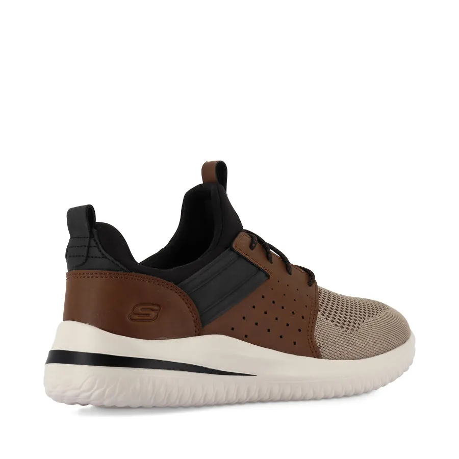 DELSON 3.0-CICADA (M) - BROWN TAN Stretch Laces