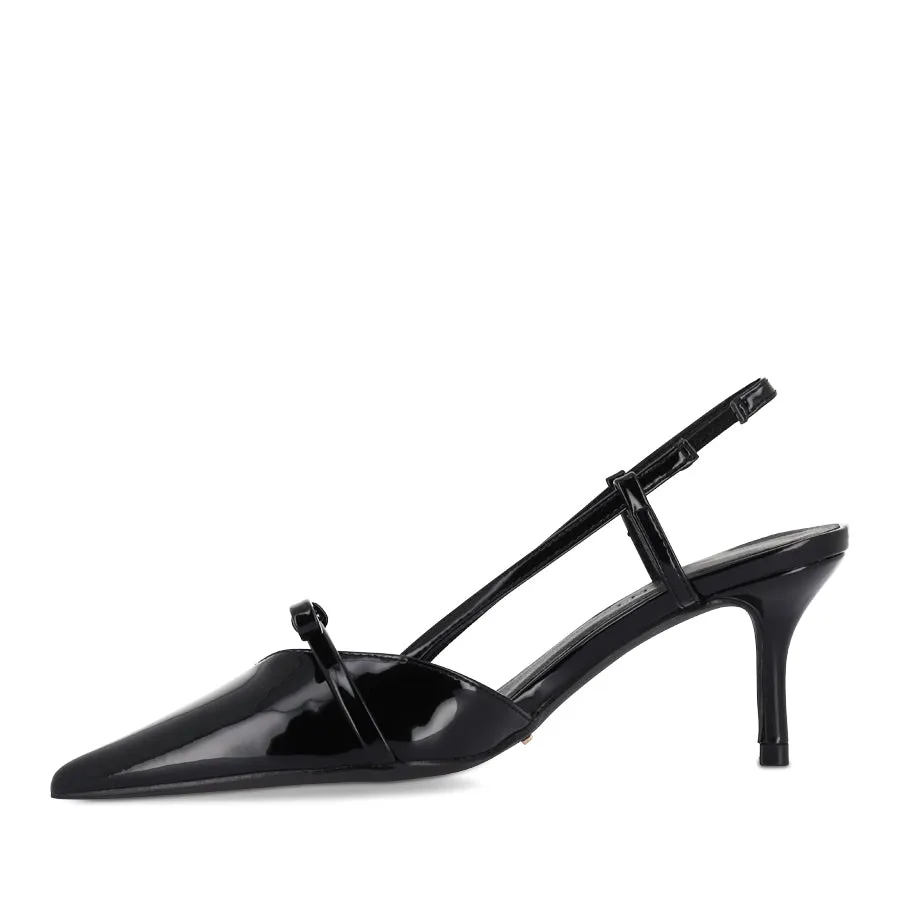 DAISY - BLACK PATENT Secure fit