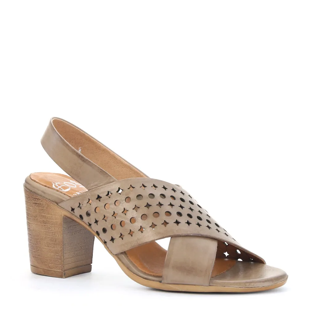 Wedding Glow STAIRS LEATHER SLING BACK SANDALS