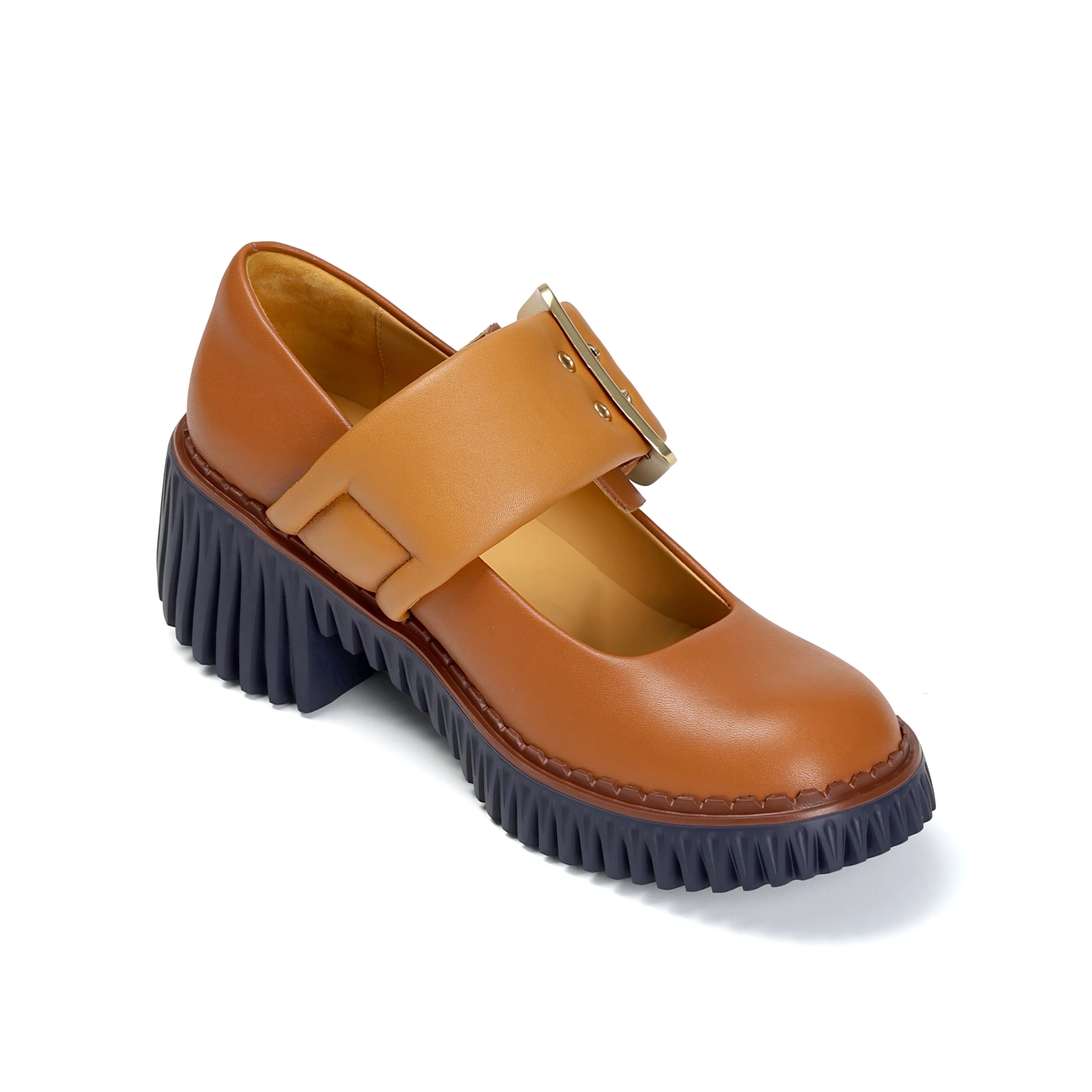 4CCCCEES PLITA JIN MARY JANE - BROWN Comfortable fit