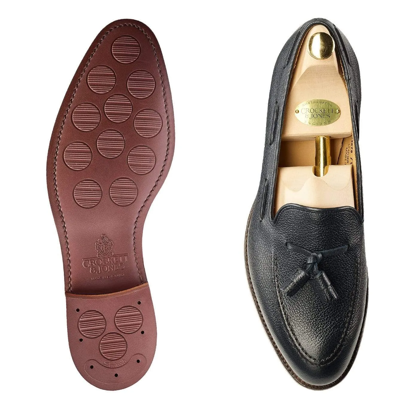 All-Season Comfort Toe Power Carly Navy Pebble Grain